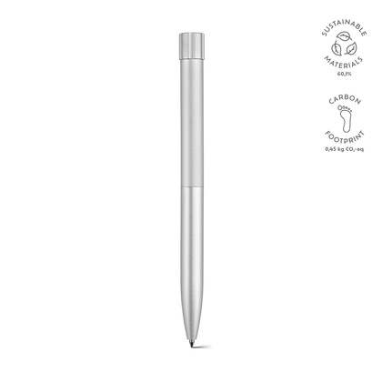 Dlugopis Borges z recyklingowanego aluminium z czarnym tuszem