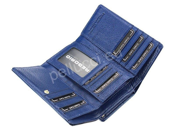 Portfel damski skórzany PELLUCCI SH-108 Popiel