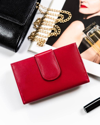 Portfel damski skórzany R-RD-40-GCL Magenta