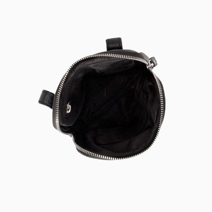 Torba na ramię skórzana PUCCINI ROYAL COLLECTION LGD5223 1 Czarny