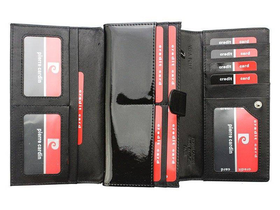 Portfel damski skórzany PIERRE CARDIN 05 LINE 102 Popielaty