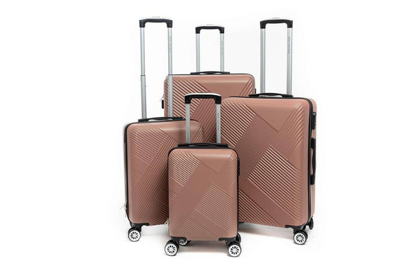 LYS Paris Cali Duża twarda różowa walizka na kółkach 76 cm