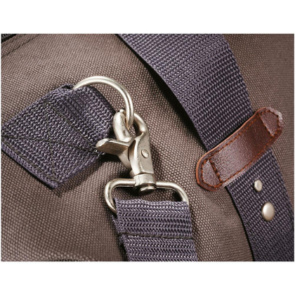 Klasyczna torba z grubej dzianiny 20" Brązowa