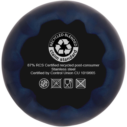 Składany plecak EcoFold z materiału RPET, o pojemności 15 l