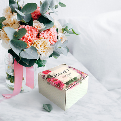 MINET Czarny zegarek damski ICON GREY