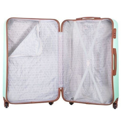 Średnia walizka KEMER SOLIER 190 Zielona - min. zamówienie 20 / 50 / 100 szt.