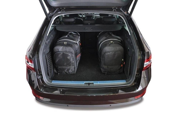 SKODA SUPERB KOMBI 2015+ TORBY DO BAGAŻNIKA 5 SZT KJUST