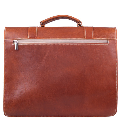 Torba skórzana na ramię KEMER 902 Jasny Brąz