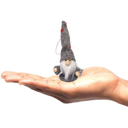 Zawieszka skrzat szary