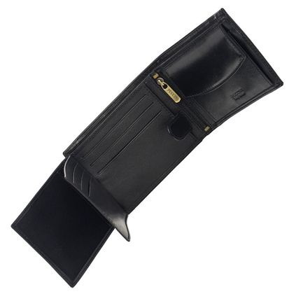 Portfel męski skórzany PUCCINI MU20438 1 Czarny