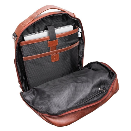 Torba / Plecak na laptop 17" McKLEIN East Side Brązowa
