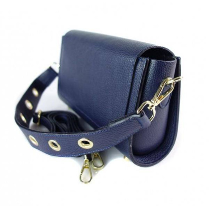 Listonoszka La Bomba złote okucia Granatowa LB134BS