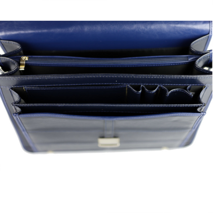 514 Teczka męska pasy - granat KEMER