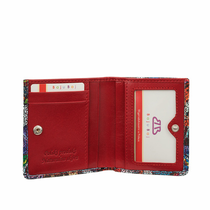 Mały portfel damski BajuBaj z kolorowej skóry naturalnej – elegancja i praktyczność PD1031s3