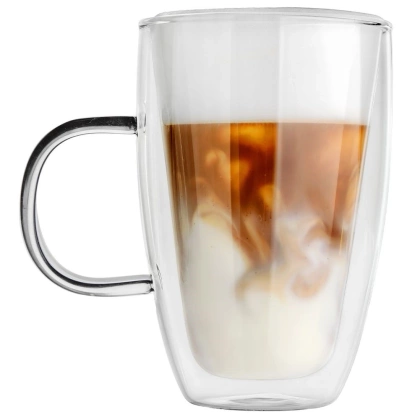 Szklanka termiczna z podwójną ścianką do kawy 0,43