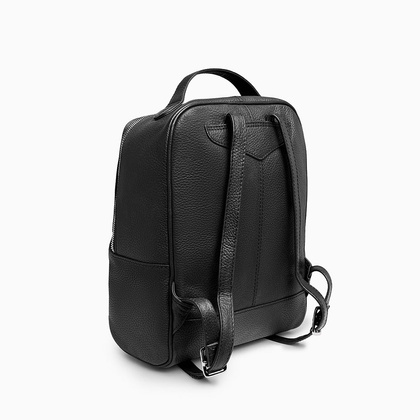 Skórzany plecak damski PUCCINI ROYAL COLLECTION LGD3223 1 Czarny