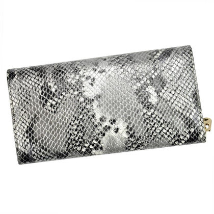 Portfel damski skórzany PELLUCCI SNR-106 RFID Popiel