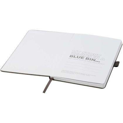 Notatnik w formacie A5 z papieru z recyklingu z okładką z plastiku z recyklingu Honua