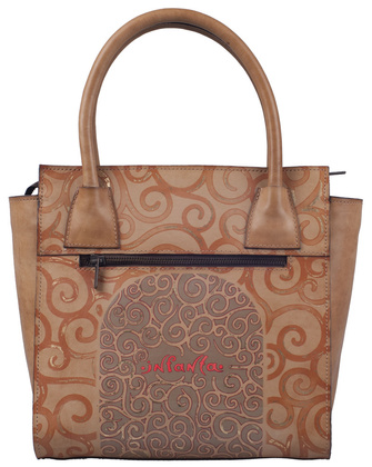 Torebka damska skórzana KEMER B28 Brązowa - min. zamówienie 20 / 50 / 100 szt.