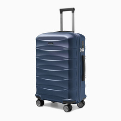Średnia walizka PUCCINI CAIRO ABS030B 7A Granatowa