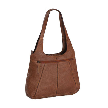 Torebka damska skórzana Marseille Koniak - min. zamówienie 20 / 50 / 100 szt.