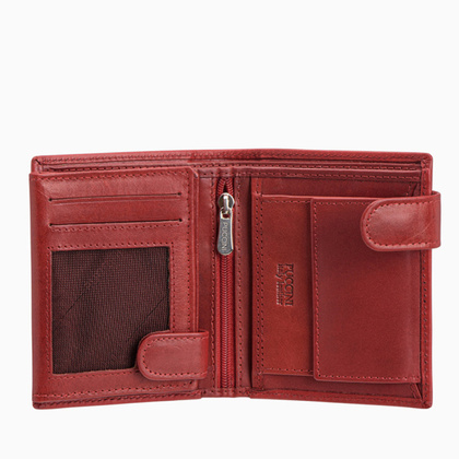 Portfel damski skórzany PUCCINI ROME CR2305 3 Czerwony