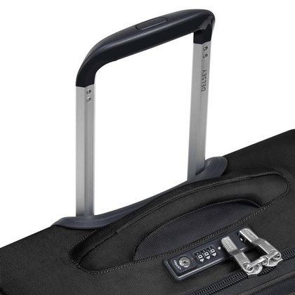 Delsey Sky Max 2.0 mała czarna walizka kabinowa na kółkach 55 cm