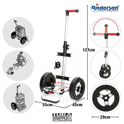 Wózek na zakupy ANDERSEN Tura 136 Lasse