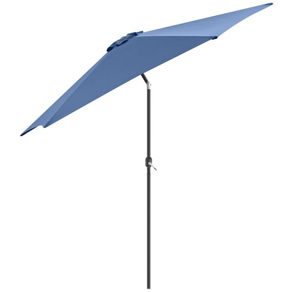 PARASOL OGRODOWY 300CM SKŁADANY GRANATOWY