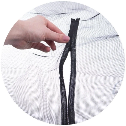 Moskitiera siatka na okno dachowe owady komary 120x140 cm czarna