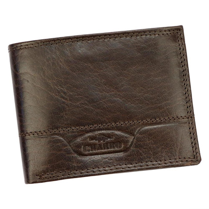 Skórzany męski portfel IBIZA 1373 czarny