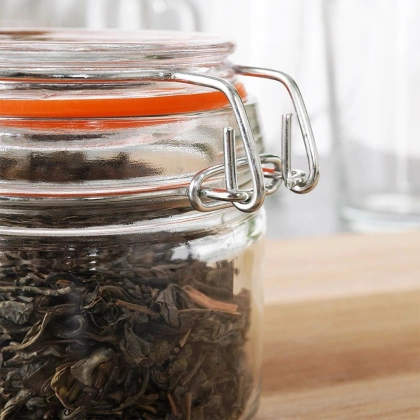 Słoik pojemnik szklany patentowy z klipsem BELA 0,1 l