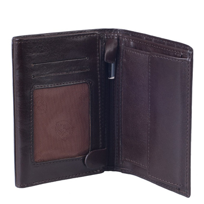 Portfel męski skórzany BELLUCCI M15/1 Brązowy - min. zamówienie 20 / 50 / 100 szt.