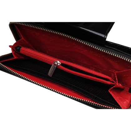 Portfel damski skórzany BELLUCCI D53 Czarny - min. zamówienie 20 / 50 / 100 szt.