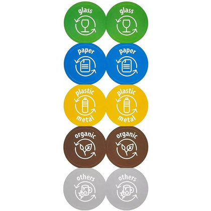 ŚMIETNIK KOSZE NA ŚMIECI 25 L SORTIBOX SET4 SZT. POPIELATY