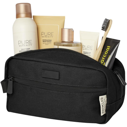 Joey kosmetyczka o pojemności 3,5 l z płótna z recyklingu z certyfikatem GRS