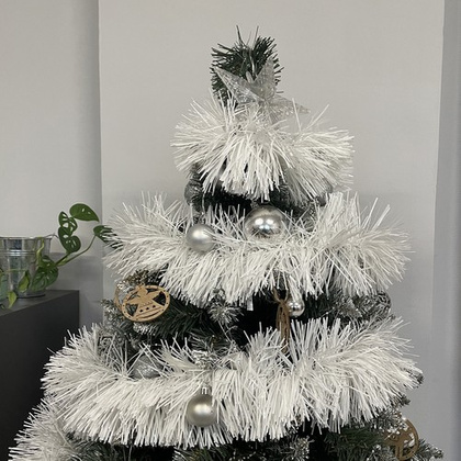 Girlanda choinkowa- biała 6m Ruhhy 22307