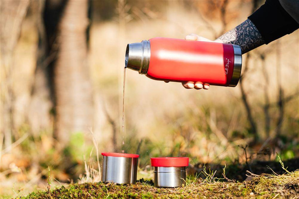 Termos turystyczny 1l FUORI czerwony 8531