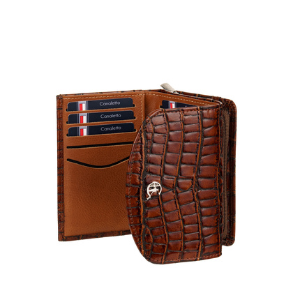 Portfel damski skórzany croco Canaletto PD1202cs299 RFID