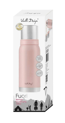 Termos turystyczny 1L FUORI różowy 27633