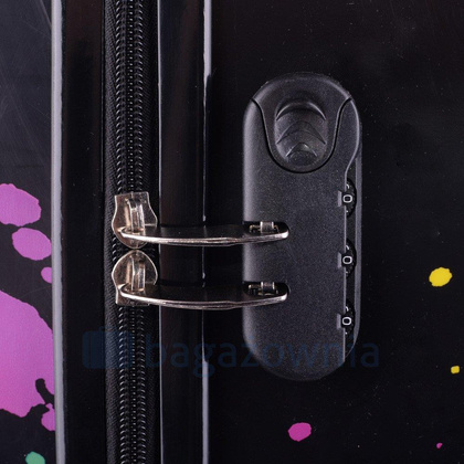 Średnia walizka KEMER RGL PRINT M Ciapki Multikolor