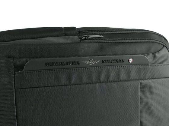 Plecak biznesowy na laptop 15' AERONAUTICA MILITARE Airspace Czarna
