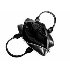 Duża skórzana torba na laptop BRØDRENE R03xl czarna Kolor wnętrza: Czarny - min. zamówienie 20 / 50 / 100 szt.