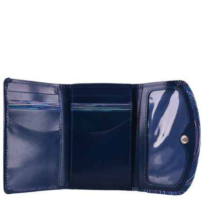 Portfel damski skórzany KEMER 006D Multikolor - min. zamówienie 20 / 50 / 100 szt.