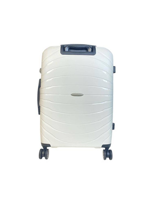 LYS Paris Salvador Średnia twarda biała walizka na kółkach 66 cm