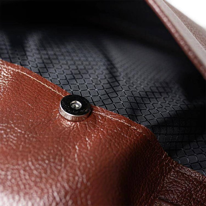 Skórzana torba męska na laptopa 15,6" ramię czekoladowa - Pavone Nero Rimini 2386 CZEK