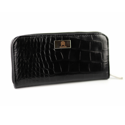 P-02 Portfel skórzany Korona - czarny C D L KEMER