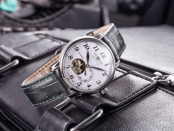Zegarek Zeppelin LZ127 7666-1 Automatik Biały