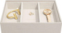 Szkatułka na biżuterię Stackers Croc 3 komorowa classic putty