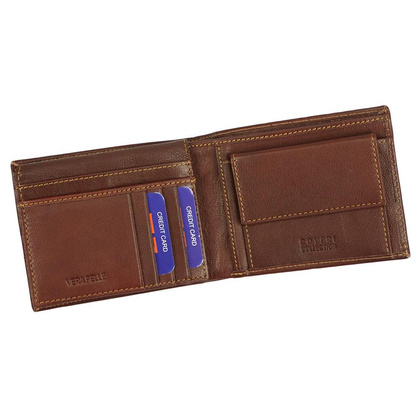 Portfel męski Coveri1906292 skóra naturalna Niebie